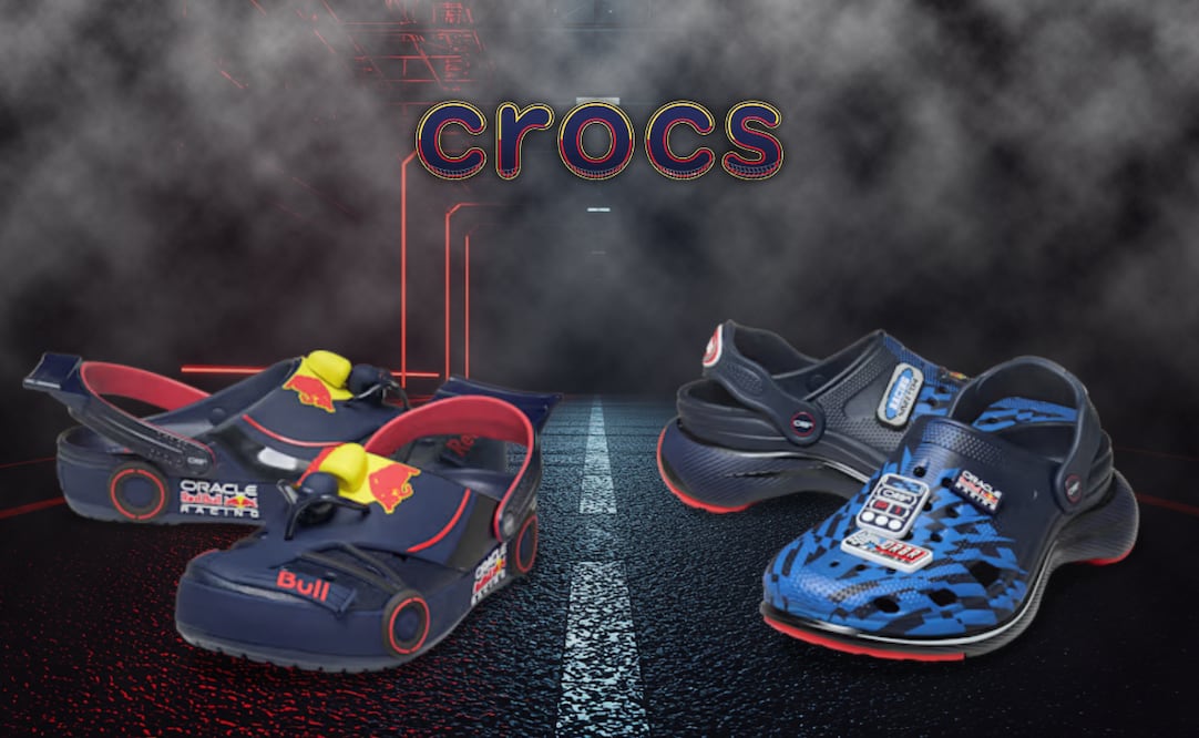Red Bull Racing lanza edición especial de Crocs; ¿cuándo saldrán a la venta y que precio tendrán? Foto: Crocs