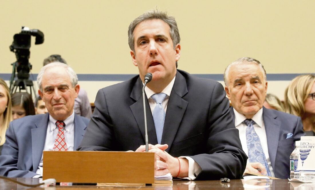 Michael Cohen, durante su comparecencia ayer ante un comité supervisor de la Cámara Baja, en el Capitolio. (JONATHAN ERNST. REUTERS)