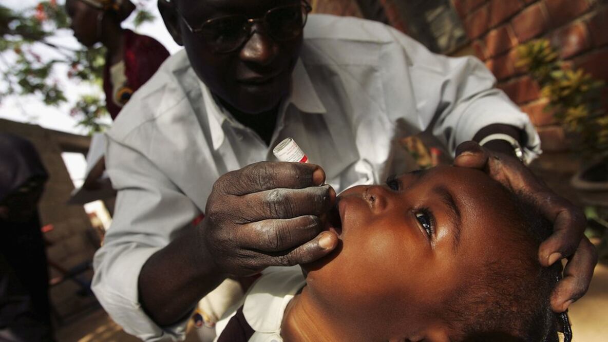 La polio solo se puede prevenir mediante la vacunación. Foto: AFP