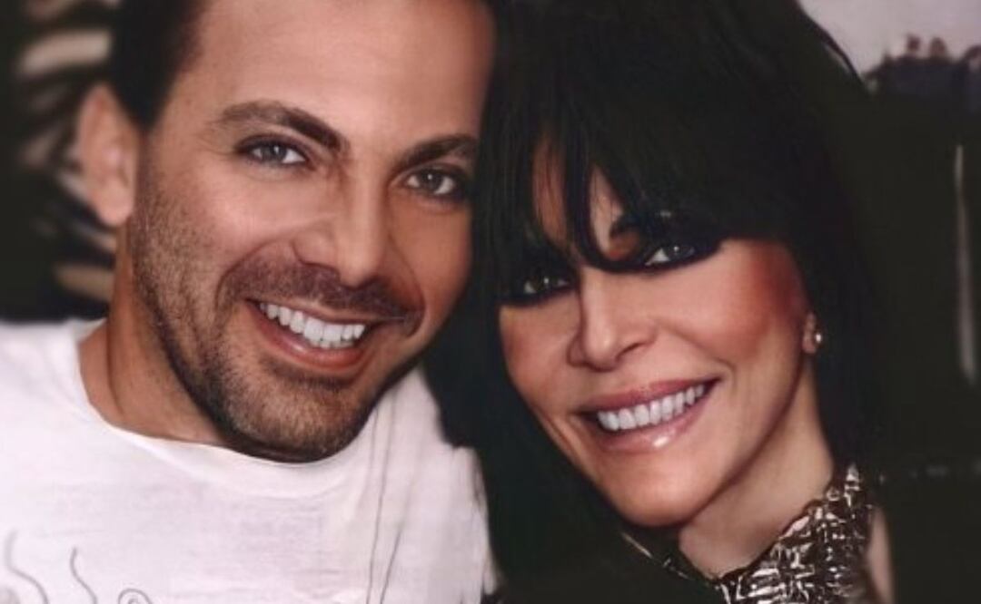 Verónica Castro y Cristian Castro. Foto: Twitter @vrocastro_fans