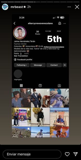 Ganador Sorteo MrBeast