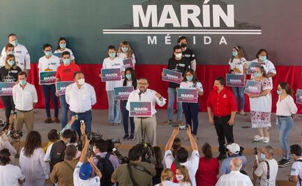 Ramírez Marín se inscribe como precandidato a la alcaldía de Mérida