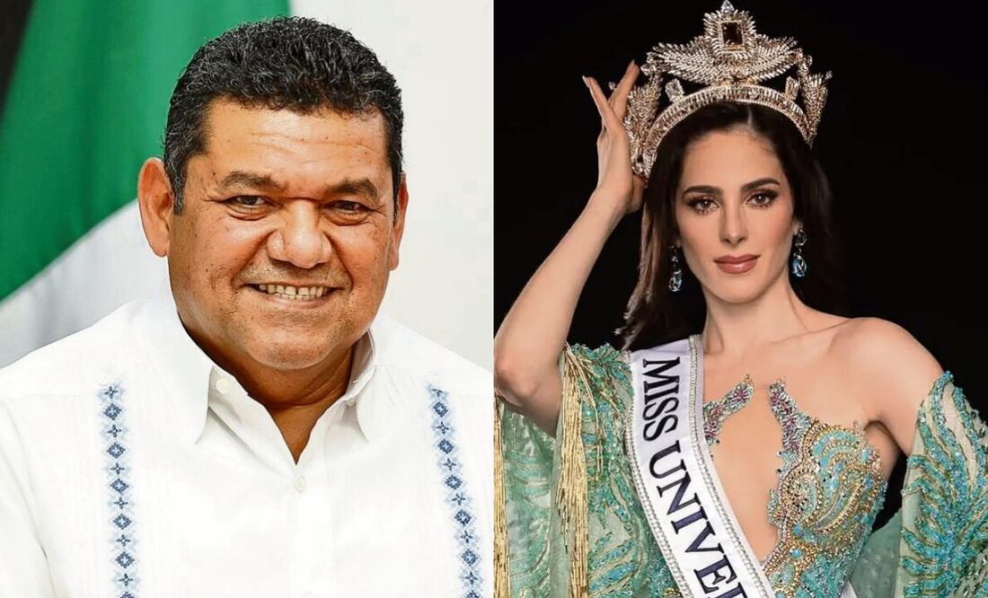 Javier May Rodríguez manifestó su solidaridad con la Miss Universe México, Fátima Bosch (05/11/2025). Foto: Especial
