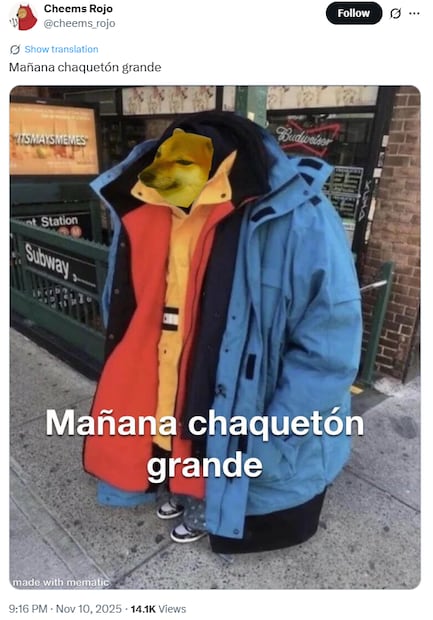 Muchos internautas ya han compartido en las redes sociales sus mejores memes. Foto: Captura de pantalla X.