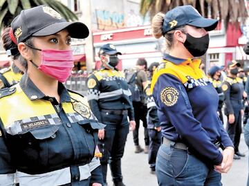 Desplegarán a 3 mil policías mujeres por marcha del 8M en la CDMX