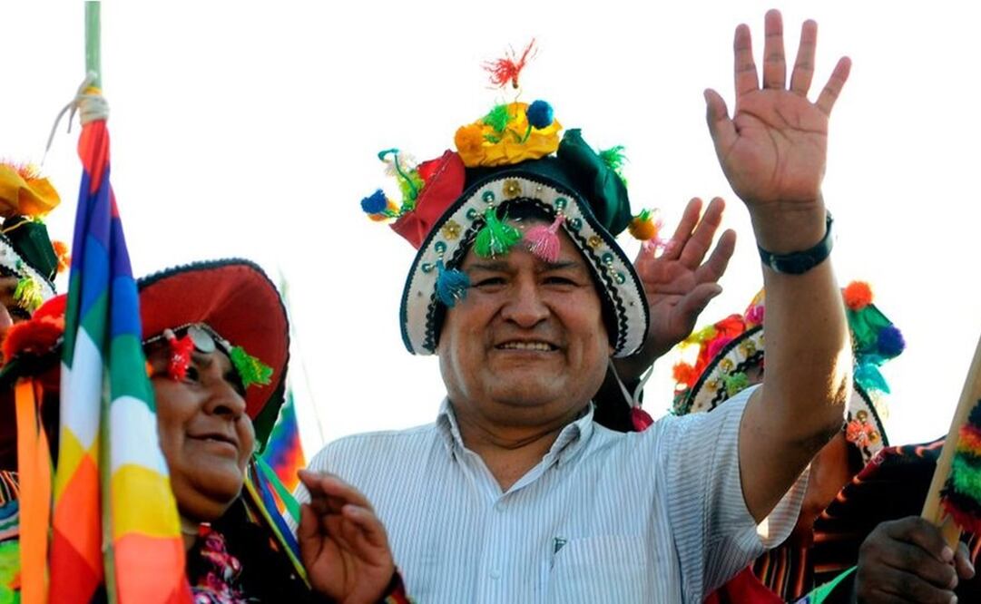 En octubre de 2019, cuando Boris Miranda llegó a cubrir las elecciones, el rostro del entonces presidente/candidato Evo Morales estaba hasta en la comida que le dieron en el avión (Foto: Getty Images)