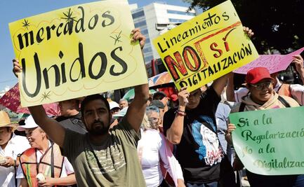 Locatarios de mercados amagan con volver a marchar