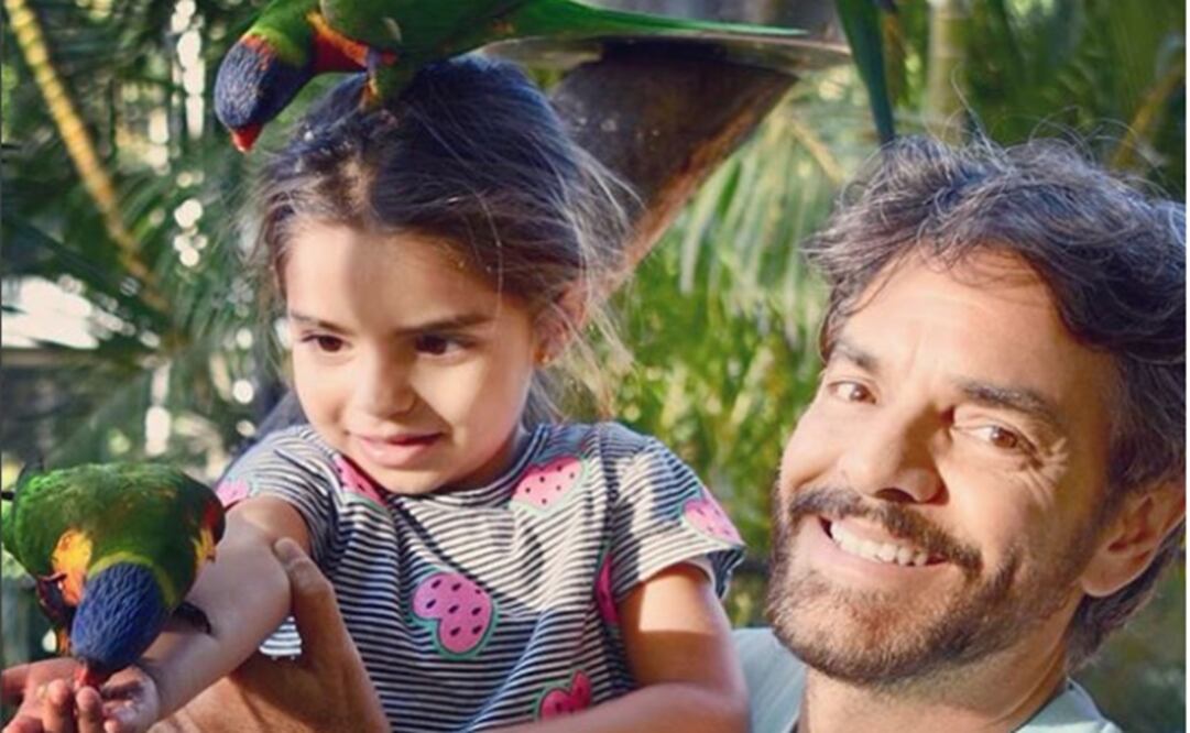 Aitana y su papá Eugenio Derbez. Foto: Instgaram