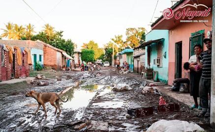 Huracán "Pamela" deja más de 9 mil damnificados en Acaponeta, Nayarit 