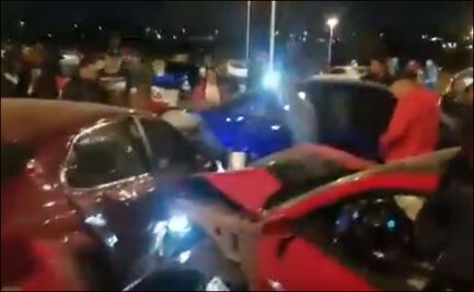 Carreras clandestinas afuera del estadio de Chivas dejan un muerto y 6 heridos