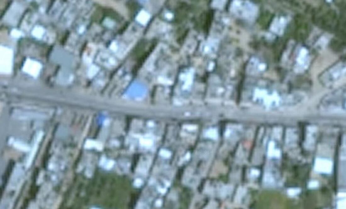 Las imágenes son de muy baja resolución en comparación con otras ciudades.