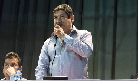 Exige CNTE presentación de su líder Rubén Nuñez Ginéz