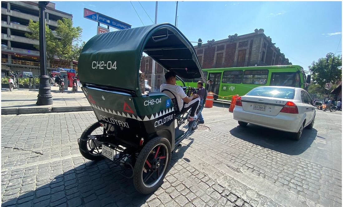 Servicio de ciclotaxis en Centro Histórico. Foto: Alberto Acosta