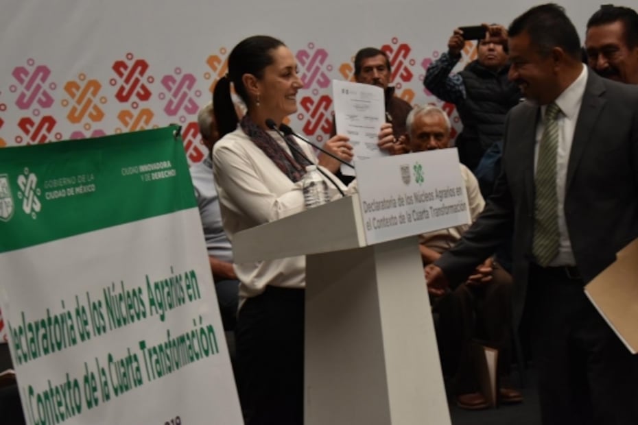 Resolverán conflictos de núcleos agrarios por límites territoriales en CDMX