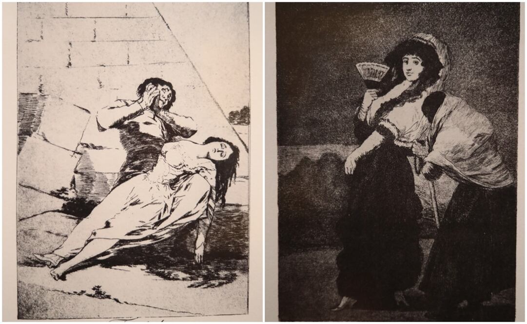 Los Caprichos de Goya, una serie de grabados del pintor español Francisco de Goya. Foto: Alejandro Acosta/EL UNIVERSAL
