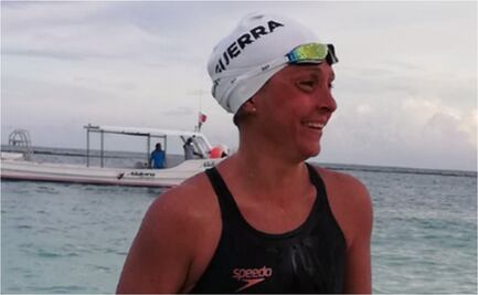 VIDEO: Patricia Guerra hace historia y nada 48 kilómetros por los puentes de Manhattan