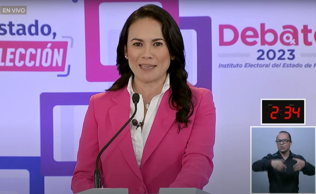 Alejandra del Moral. Foto: Capura de video