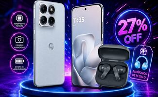 Amazon México remata Motorola Moto Edge 70 en menos de 8 mil pesos y con audífonos de regalo; aprovecha el descuento del 27%