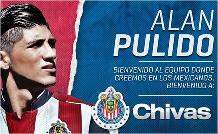 Chivas hace oficial la llegada de Alan Pulido 