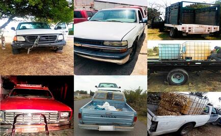 Recuperan seis vehículos utilizados para robo de combustible en Hidalgo