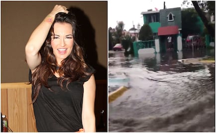 Ex Kabah capta inundación en Edomex