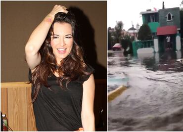 Ex Kabah capta inundación en Edomex