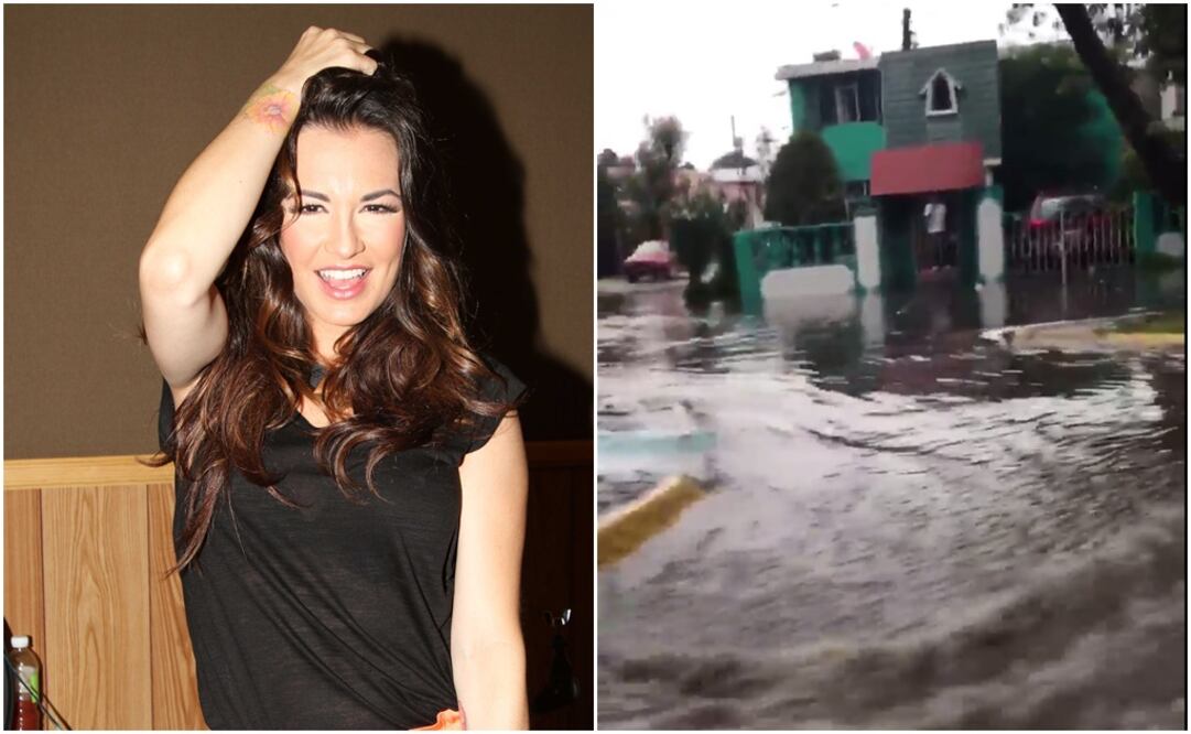 Ex Kabah capta inundación en Edomex