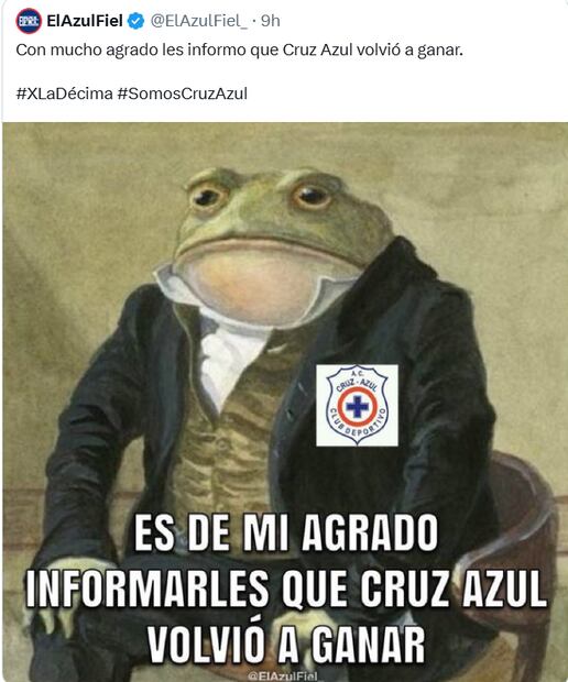 Los mejores memes de la victoria de Cruz Azul a Santos