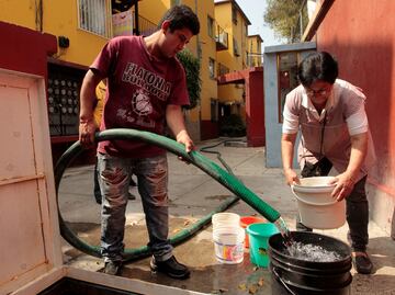 Primer día del megacorte de agua, con normalidad y sin incidentes
