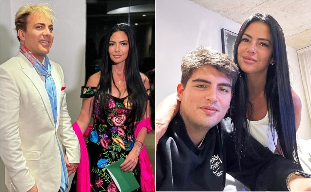 Mariela Sánchez, novia de Cristian Castro, y su hijo, Daniel Cuba.
Fotos: Instagram