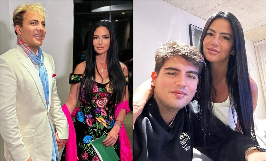 Mariela Sánchez, novia de Cristian Castro, y su hijo, Daniel Cuba.
Fotos: Instagram