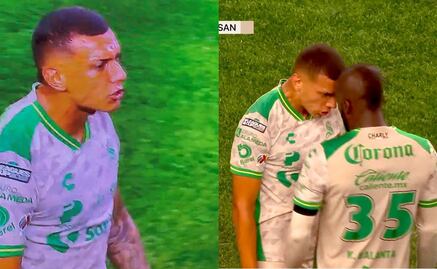 Frustración en Santos Laguna provoca que dos jugadores se encaren en plena cancha; el vestidor luce dañado