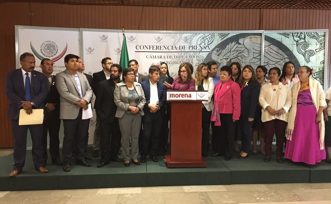 La coordinadora parlamentaria de Morena rechazó el bono secreto que se destinará a legisladores federales. /Horacio Jiménez- EL UNIVERSAL