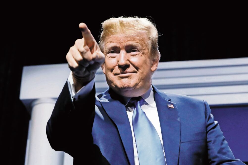 Antecedentes. Trump es el primer presidente de Estados Unidos desde Richard Nixon (1969-1974) que se niega a divulgar su situación fiscal (KEVIN LAMARQUE. REUTERS)