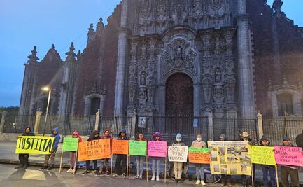 Familias desplazadas de Santiago Yosondúa, Oaxaca, arriban a la CDMX; exigen intervención de Sheinbaum