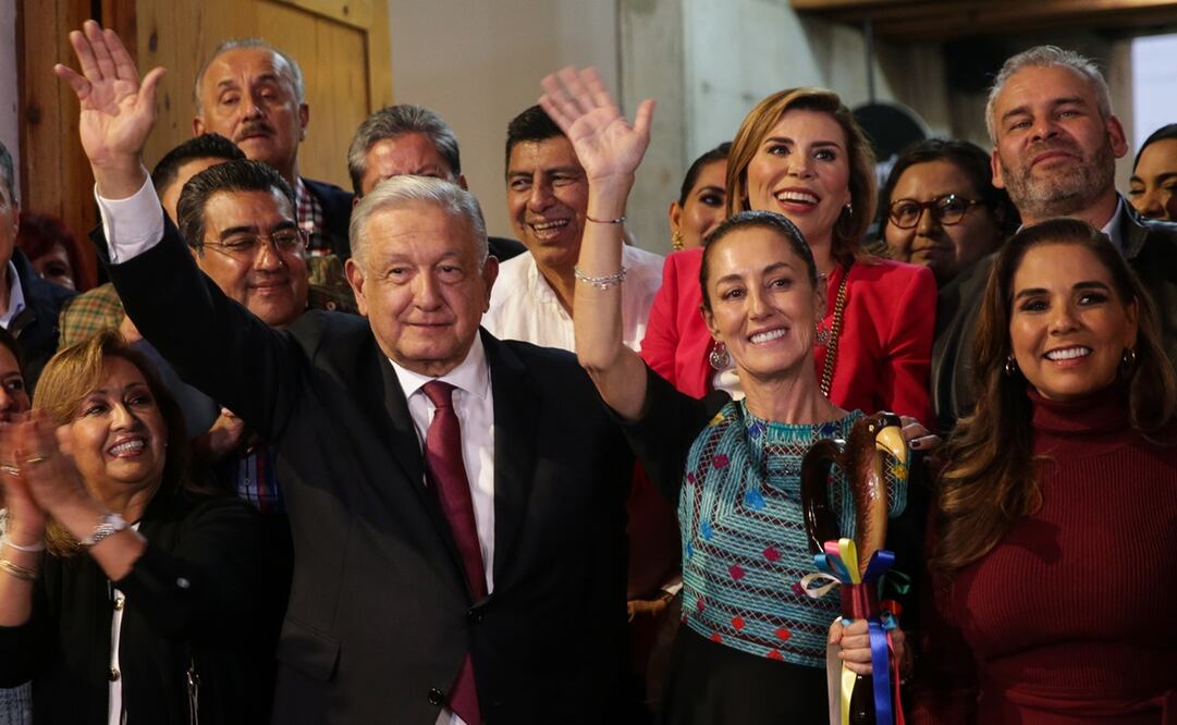 El Presidente reveló la forma en cómo conoció en el año 2000 a Sheinbaum cuando fue jefe de Gobierno en el entonces Distrito Federal. Foto: Xinhua