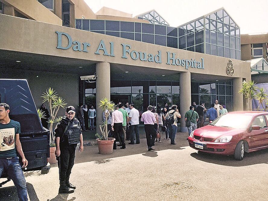 Hospital de El Cairo donde los heridos reciben atención (KHALED ELFIQI. EFE)