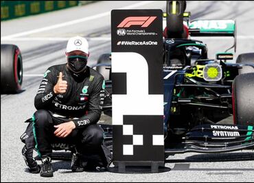 Mercedes domina la clasificación del GP de Austria; Checo partirá sexto