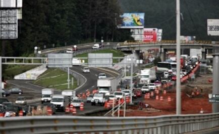 Normalizan flujo en carretera México-Toluca