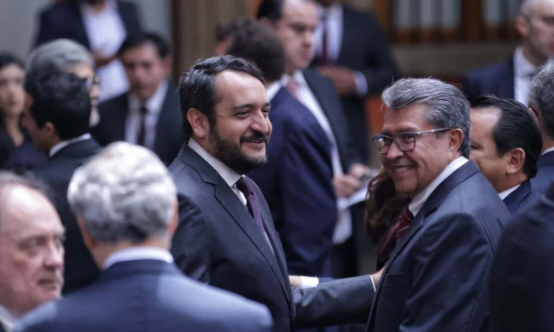 Andy López llega al primer informe de gobierno de Sheibaum; tras escándalo en Tokio. Foto: Especial