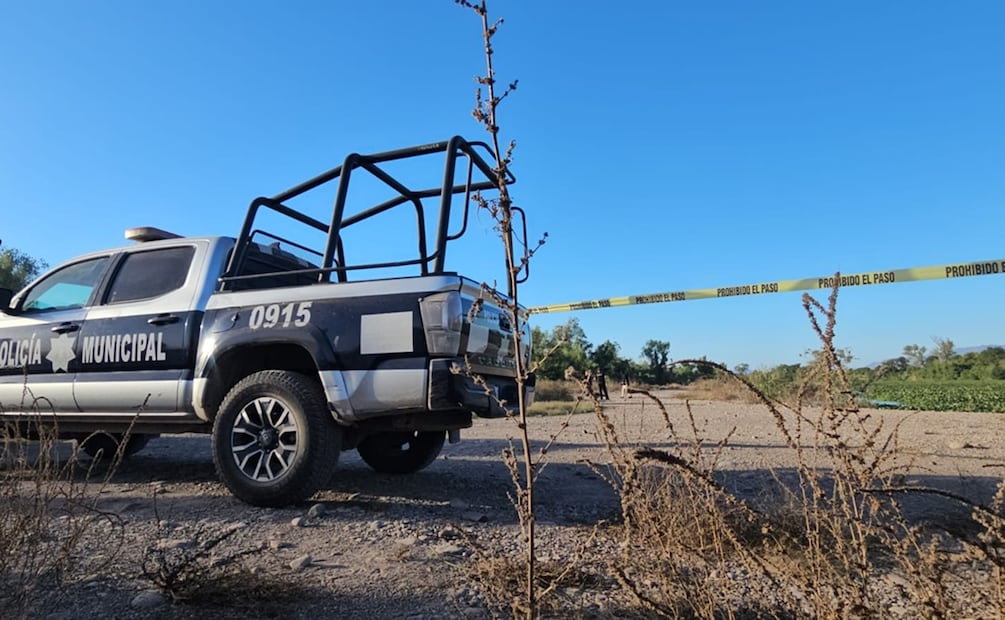 Zona acordonada por ataque a vivienda y homicidio de tres personas en Sinaloa. Foto: Especial