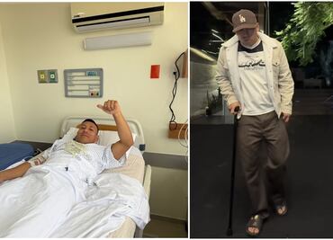 Yulay reaparece con bastón tras estar hospitalizado; esto se sabe sobre su estado de salud