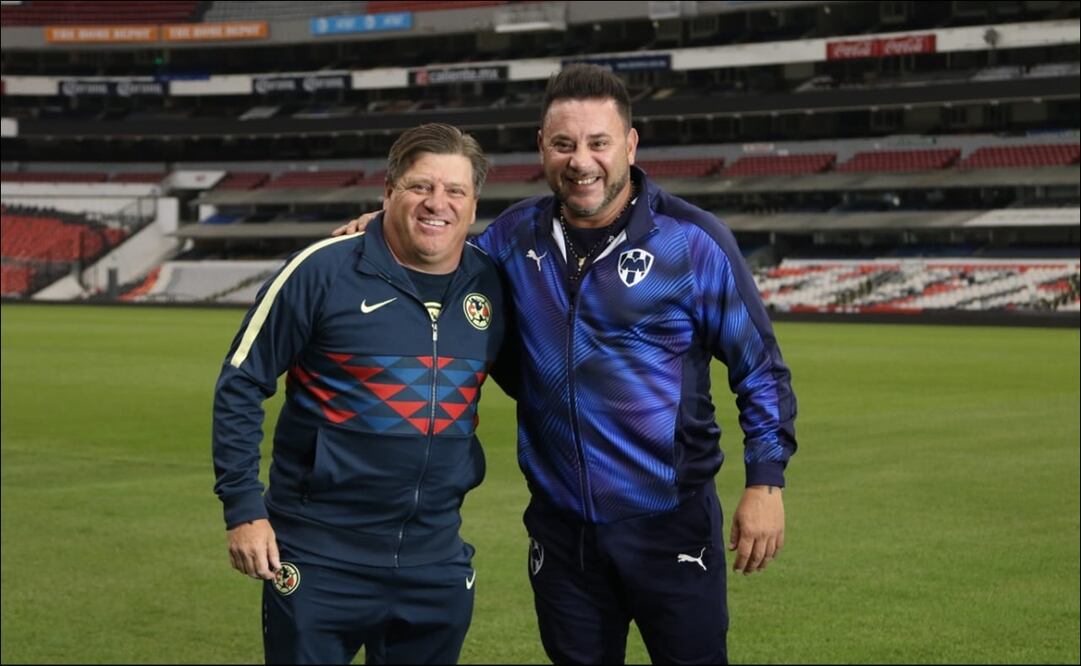 Miguel Herrera y Antonio Mohamed. Foto: Carlos Mejía / El Universal