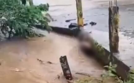 Localizan cuerpo de joven arrastrado por la corriente al sur de Veracruz; se trata de tercera víctima por lluvias torrenciales