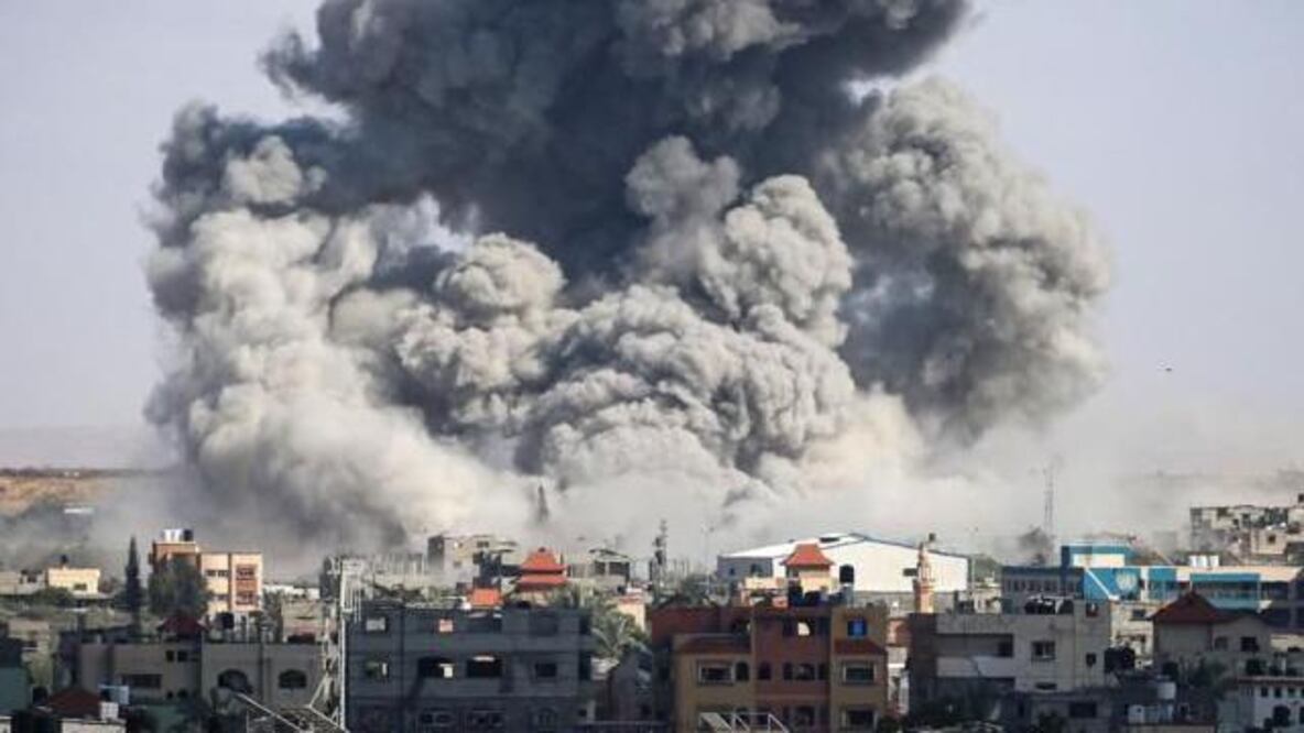 El bombardeo israelí ha sido particularmente intenso en los alrededores de Rafah. Foto: BBC