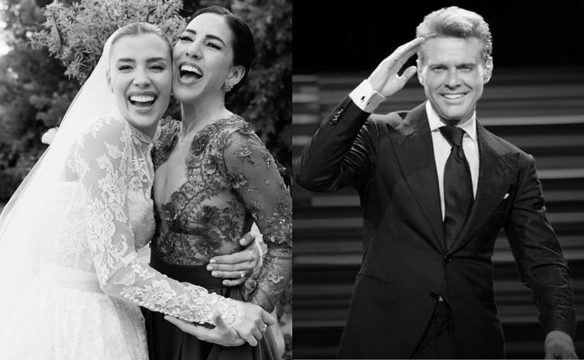 Stephanie Salas y Luis Miguel se reencontraron en la boda de su hija, Michelle Salas.
Fotos: Instagram
