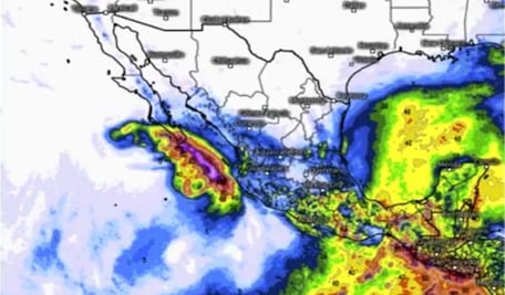 Huracán Olaf impactará esta madrugada en Los Cabos y La Paz
