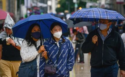 ¡Saca el paraguas! Se registra lluvia en la CDMX 