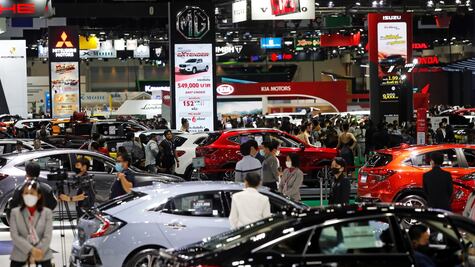 Auto Show de Bangkok abre sus puertas luego de crisis por Covid-19