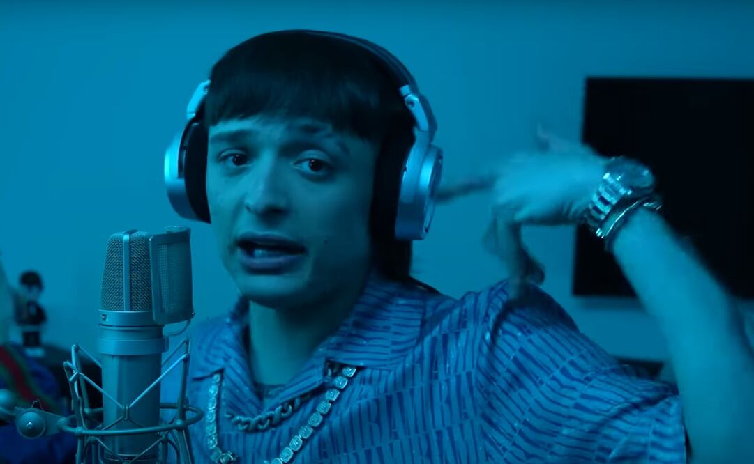 Peso Pluma, en la Music Sessions #55. / Foto: Captura de YouTube